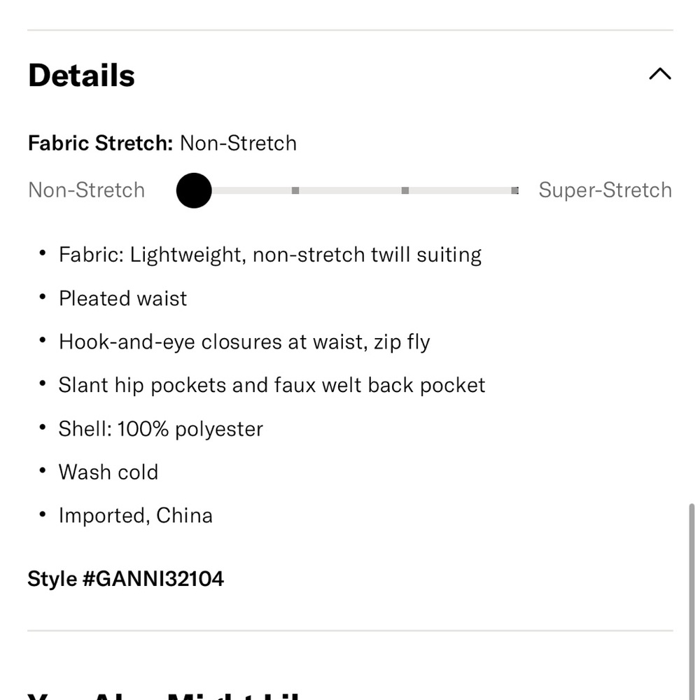 Ganni Light Twill Relaxed Suiting Pants - Picture 7 of 17
